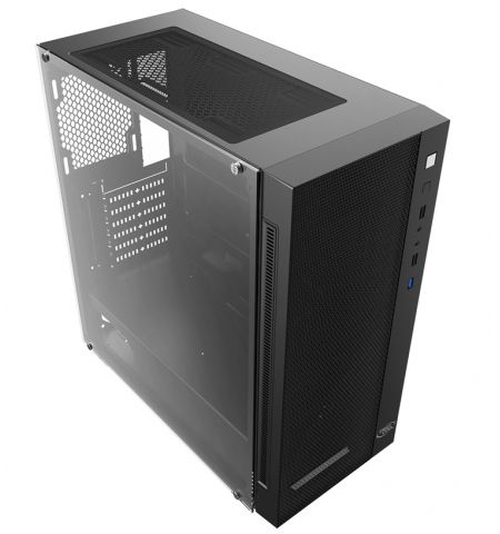 Carcasa DEEPCOOL MATREXX 55 MESH / w/oPSU / Side panel / ATX / Black