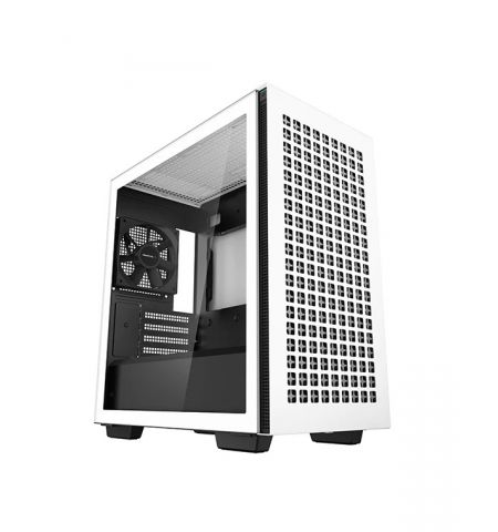 Carcasa DEEPCOOL CH370 WH / w/oPSU / Side-Window / 1x120mm / ATX / White