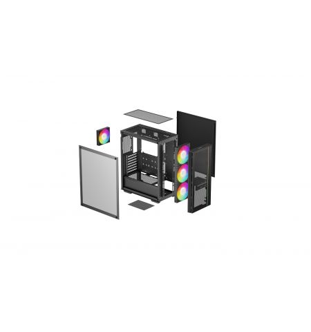 Корпус DEEPCOOL MATREXX 55 MESH V4 / w/oPSU / Side panel / ATX / Black Корпус DEEPCOOL MATREXX 55 MESH V4 / w/oPSU / Side panel / ATX / Black