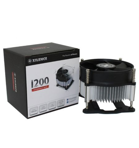 XILENCE Cooler XPCPU.I200  ”I200”, Socket 1150/1151/1155/1156/1200 up to 65W, 92x92x25mm, 2200rpm, <25dBA, 40.9CFM, 3pins, Screw&Back Plate inst., Aluminium Heatsink (64pcs/box)