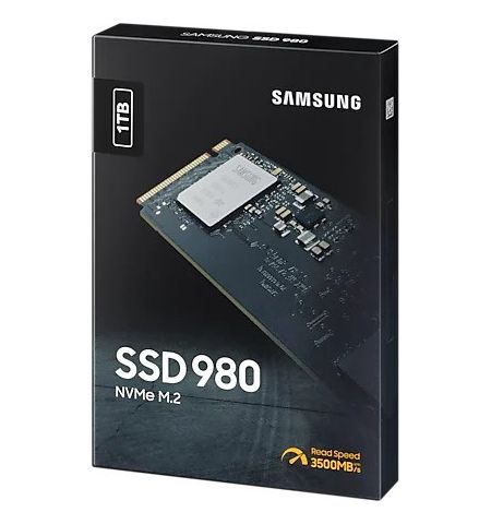 M.2 NVMe SSD 1.0TB  Samsung SSD 980, PCIe3.0 x4 / NVMe1.4, M2 Type 2280 form factor, Seq. Read: 3500 MB/s, Seq. Write: 3000 MB/s, Max Random 4k: Read /Write: 500K/480K IOPS, Samsung Pablo Controller, 512MB LPDDR4, V-NAND 3-bit MLC M.2 NVMe SSD 1.0TB  Samsung SSD 980, PCIe3.0 x4 / NVMe1.4, M2 Type 2280 form factor, Seq. Read: 3500 MB/s, Seq. Write: 3000 MB/s, Max Random 4k: Read /Write: 500K/480K IOPS, Samsung Pablo Controller, 512MB LPDDR4, V-NAND 3-bit MLC