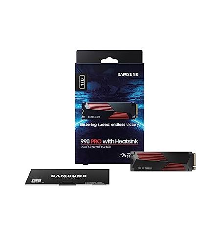 M.2 NVMe SSD Samsung SSD 990 PRO w/Heatsink RGB Lights / 2.0TB  / PCIe4.0 x4 / NVMe2.0