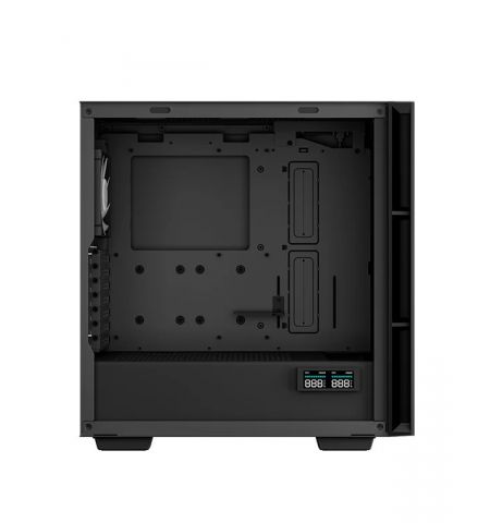 Carcasa DEEPCOOL CH560 DIGITAL / w/oPSU / Side-Window / Digital screen / 4x120mm ARG / ATX / Black