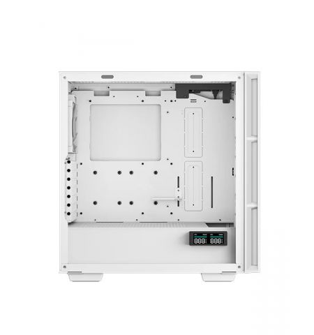 Carcasa DEEPCOOL CH560 WH DIGITAL / w/oPSU / Side-Window / Digital screen / 4x120mm ARG / ATX / White