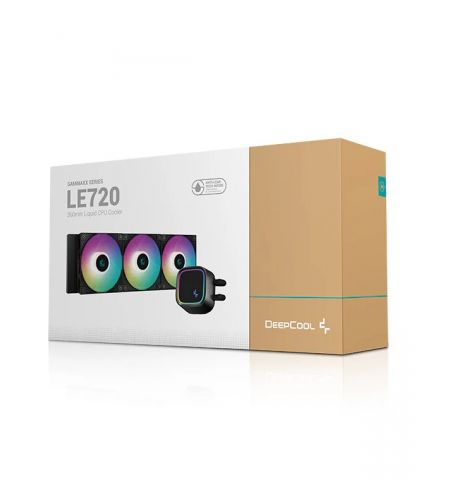 Sisteme de racire lichid DEEPCOOL LE720 / Universal / 250W / fans: 500~2250pm, pump: 2550rpm / 17.6~32.9dBA / 85.85CFM / Black