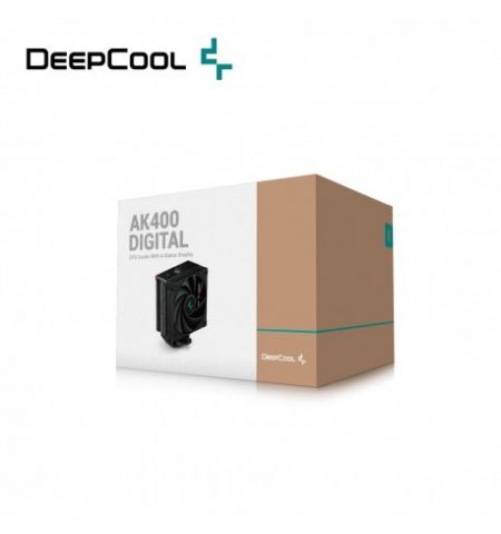 Sisteme de racire DEEPCOOL AK400 DIGITAL / Universal / 220W / 500~1850rpm / <28 dBA / 68.99 CFM / Black