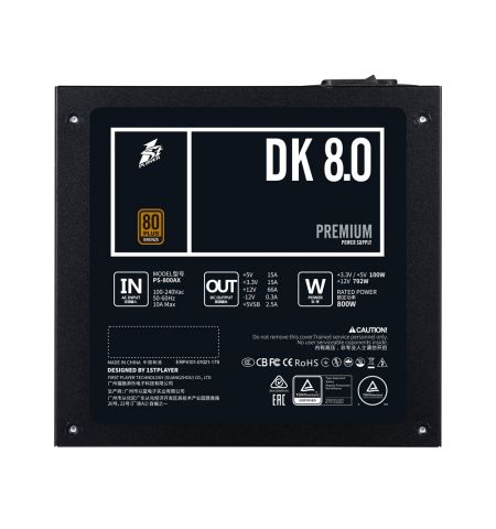 Блок питания 800W 1STPLAYER DK PREMIUM 8.0 (PS-800AX) Блок питания 800W 1STPLAYER DK PREMIUM 8.0 (PS-800AX)