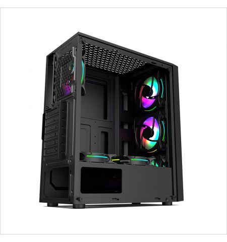 Carcasa Gaming 1STPLAYER RB-4 / no PSU / Side-Window / 1x120mm / ATX / Black