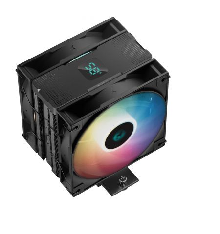 Кулер DEEPCOOL AG400 DIGITAL PLUS/ Universal/ 220W/ 500~2100rpm/ <31.6dBA/ 75.89CFM/ Black Кулер DEEPCOOL AG400 DIGITAL PLUS/ Universal/ 220W/ 500~2100rpm/ <31.6dBA/ 75.89CFM/ Black