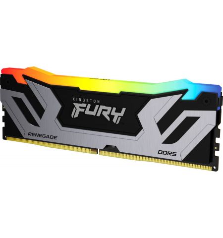 Оперативная память CUDIMM DDR5-8400 24GB Kingston FURY Renegade Silver RGB Оперативная память CUDIMM DDR5-8400 24GB Kingston FURY Renegade Silver RGB