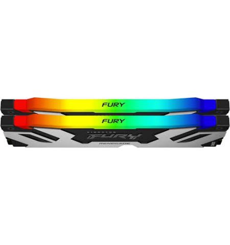 Оперативная память CUDIMM DDR5-8400 48GB (Kit of 2*24GB) Kingston FURY Renegade Silver RGB Оперативная память CUDIMM DDR5-8400 48GB (Kit of 2*24GB) Kingston FURY Renegade Silver RGB