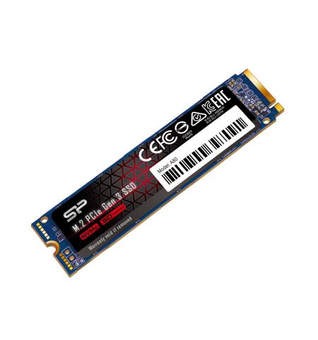 M.2 NVMe SSD Silicon Power A80/ 2.0TB/ PCIe3.0 x4 / NVMe1.3/ M2 Type 2280