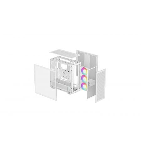 Корпус DEEPCOOL MORPEUS WH / w/oPSU / Side panel / E-ATX / White