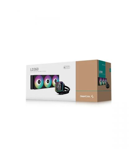 Жидкостный охладитель DEEPCOOL LD360/ Universal/ 300W/ <38.71dBA/ 72.04 CFM/ Black