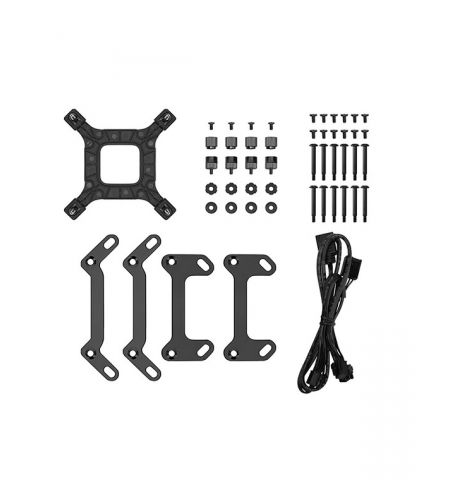 Жидкостный охладитель DEEPCOOL LT360 ARGB/ Universal/ <38.71dBA/ 72.04 CFM/ Black