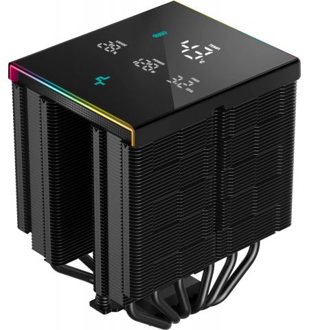 Кулер DEEPCOOL AK620 DIGITAL PRO/ Universal / 260W/ 500~1750rpm/ <25dBA/ 60.89CFM/  Black Кулер DEEPCOOL AK620 DIGITAL PRO/ Universal / 260W/ 500~1750rpm/ <25dBA/ 60.89CFM/  Black
