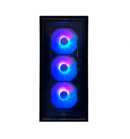 Корпус  HPC C-09  / 650W / Side panel / 4x120cm ARGB fans / ATX / Black Корпус  HPC C-09  / 650W / Side panel / 4x120cm ARGB fans / ATX / Black