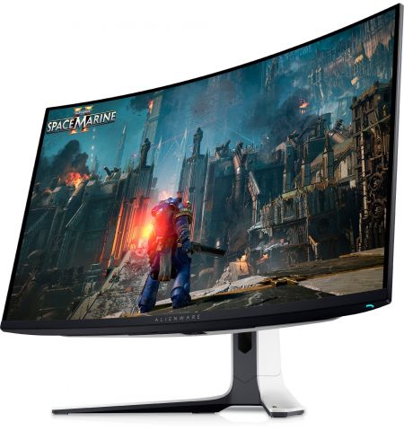 31.6” Игровой Монитор DELL  Alienware AW3225QF/ Curved/ OLED Quantum Dot/ 0.03 ms/ 240Hz/ Black/White