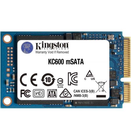 mSATA SSD Kingston KC600 1.0TB  (SKC600MS/1024G)