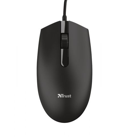 Trust Basi Wired Optical Mouse, 1200 dpi, 3 button, USB, 1.6 m, Black