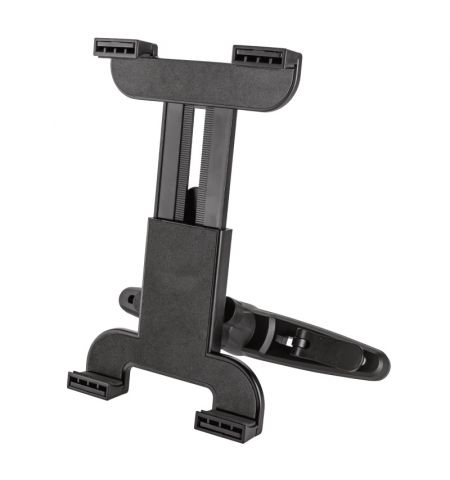 Trust Thano Tablet Headrest Car Holder, Adjustable fixing clamp firmly holds tablets up to 195mm wide (7-11")