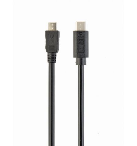 Cable USB 2.0 Micro BM to Type-C - 1m - Cablexpert CCP-USB2-mBMCM-1M, USB 2.0 Micro BM to Type-C cable (Micro BM/CM), 1 m