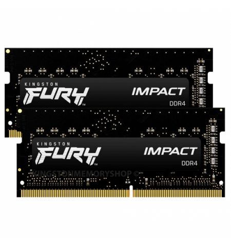 Memorie operativa Kingston FURY® Impact DDR4-2666 SODIMM 16GB (Kit of 2*8GB)
