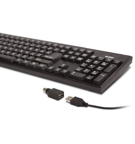 Клавиатура SVEN Standard 303 Power / USB+PS/2 / Black