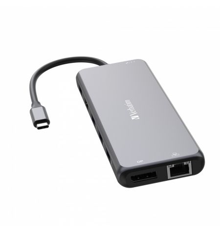 Многопортовый Адаптер Verbatim CMH-13/ USB-С/ 3xUSB-A 3.2/ 1xUSB-A 3.2(Gen2)/ 2xUSB-A/ 2xUSB-C/ 2xHDMI/ 1xDP/ RJ45