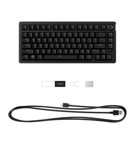Клавиатура HYPERX Alloy Rise 75 RGB, HyperX Linear switches, [7G7A4AA#ACB]