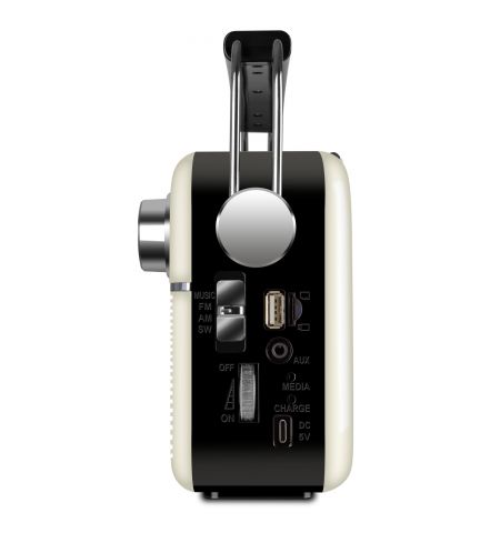 Колонка Портативная SVEN SRP-500, White / 3W / Bluetooth / FM/AM/SW Radio / USB / microSD