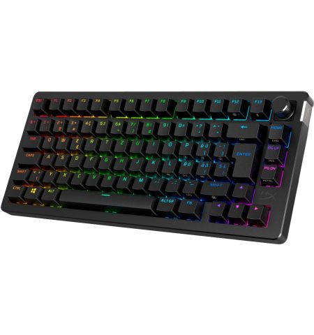 Беспроводная Клавиатура HYPERX Alloy Rise 75 RGB, HyperX Linear switches, [91Y91AA#ACB]