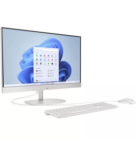 Моноблок 23.8” HP 24-cr0017ci / Ryzen 5 7520U/ 8GB / 512GB SSD / Shell White