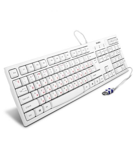 Клавиатура SVEN KB-S300 / USB / White Клавиатура SVEN KB-S300 / USB / White