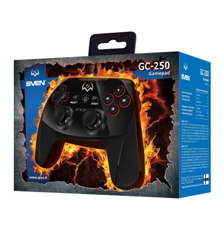 Геймпад SVEN GC-250/ USB/ Black