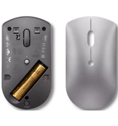 Бесшумная Bluetooth-мышь Lenovo 600/ 2400dpi/ Optical/ Iron Grey Бесшумная Bluetooth-мышь Lenovo 600/ 2400dpi/ Optical/ Iron Grey