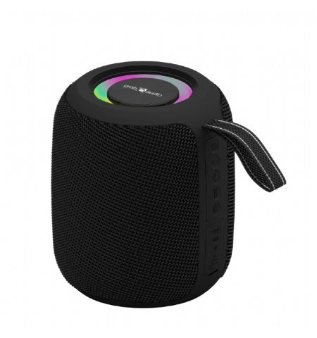 Колонка Портативная Gembird SPK-BT-LED-05-BK/ 8W / Bluetooth / microSD / USB / 1200 mAh