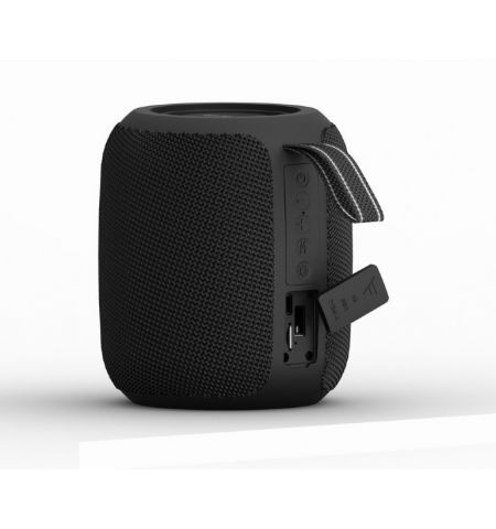 Колонка Портативная Gembird SPK-BT-LED-05-BK/ 8W / Bluetooth / microSD / USB / 1200 mAh