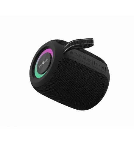 Колонка Портативная Gembird SPK-BT-LED-05-BK/ 8W / Bluetooth / microSD / USB / 1200 mAh