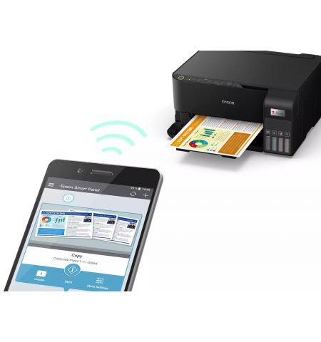 МФУ с CISS Epson EcoTank L3550 / A4 / Wi-Fi / Black