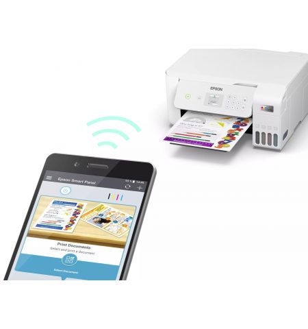 МФУ с CISS Epson EcoTank L3266 / A4 / Wi-Fi / White