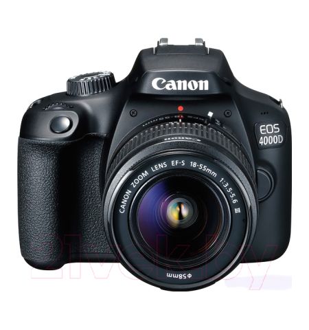 Зеркальная камера Canon EOS 4000D EF-S Kit 18-55mm III (3011C015AA) (с сумкой SB130 и картой памяти SD 16GB)