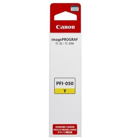 Ink Bottle Canon PFI-050Y, Yellow (5701C001), 70ml for Canon TC-20/20M Ink Bottle Canon PFI-050Y, Yellow (5701C001), 70ml for Canon TC-20/20M