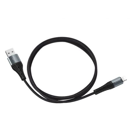 Кабель USB на Lightning HOCO  X38 Cool Charging / 1m / PVC / up to 2.4A / Black