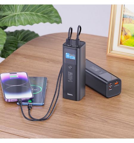 Портативный аккумулятор HOCO Q17 Electric/ 140W / 25000mAh / Black