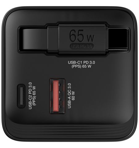 USB-зарядное устройство  Verbatim Mini GaN Charger 65W USB-зарядное устройство  Verbatim Mini GaN Charger 65W