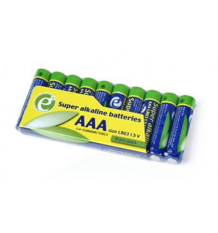 Супер щелочные батарейки ААА Gembird EG-BA-AAASA-01/ 10-pack Супер щелочные батарейки ААА Gembird EG-BA-AAASA-01/ 10-pack