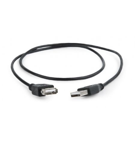 Кабель USB2.0 Cablexpert CC-USB2-AMAF-75CM/300-BK / 0.75 m / Black