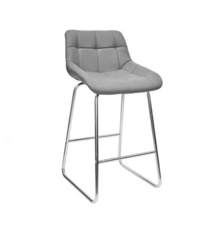 Scaun Nicole CFS Hoker LB Grey Eco-70+Chrome Legs
