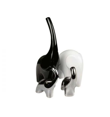Deco Elefanti Black & White